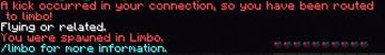 Limbo arrival message