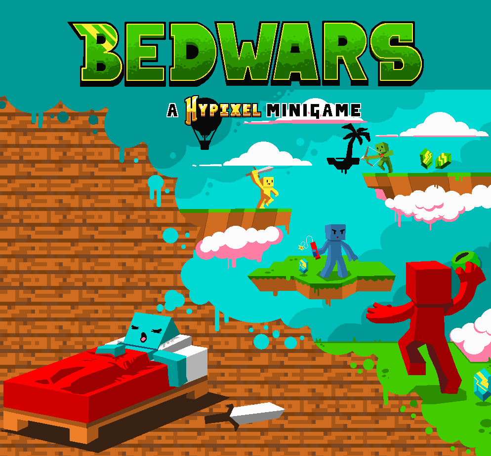 play minecraft hypixel bedwars with you