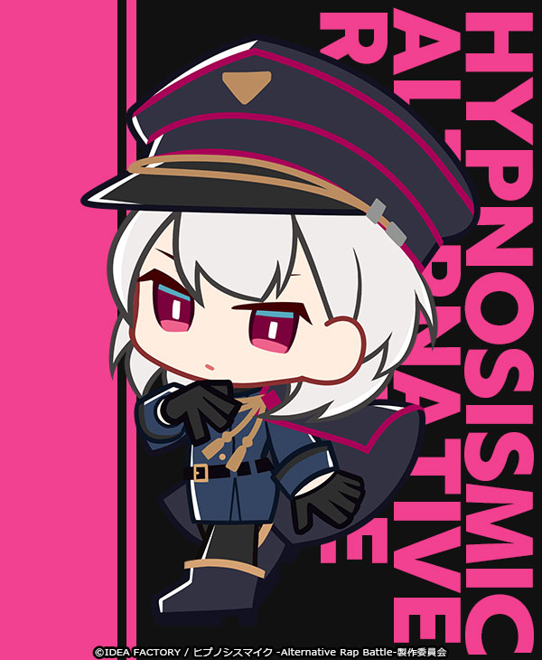 Chibi official art of Nemu Aohitsugi from the Hypnosis Microphone franchise.