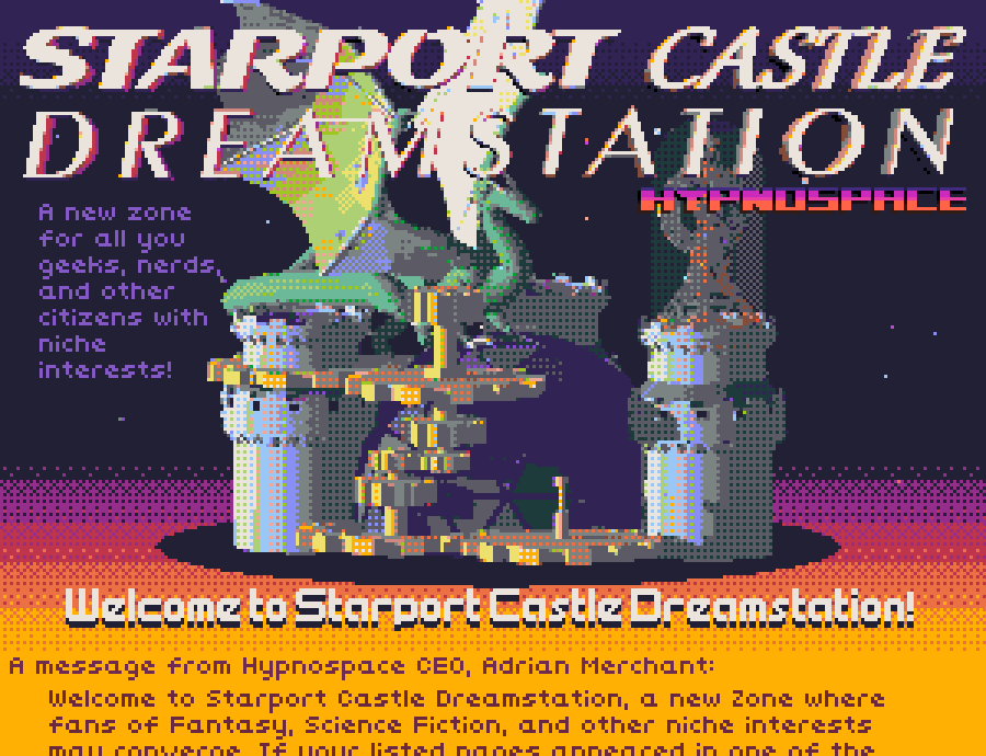 CategoryStarport Castle Dreamstation Hypnospace Outlaw Wiki Fandom