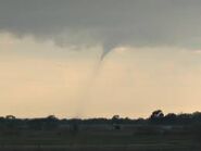 The Tornado Dissipates at 8:06 PM EST while still Barely an EF2 South of South Bend, IN