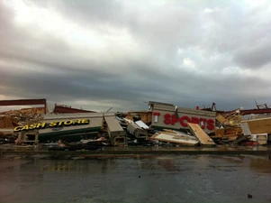 Some damage caused by the Yukon EF3