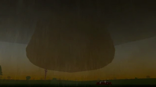Close up view of the tornado Fennic