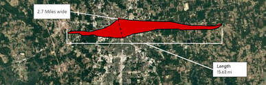 Fubynesia largest tornado path