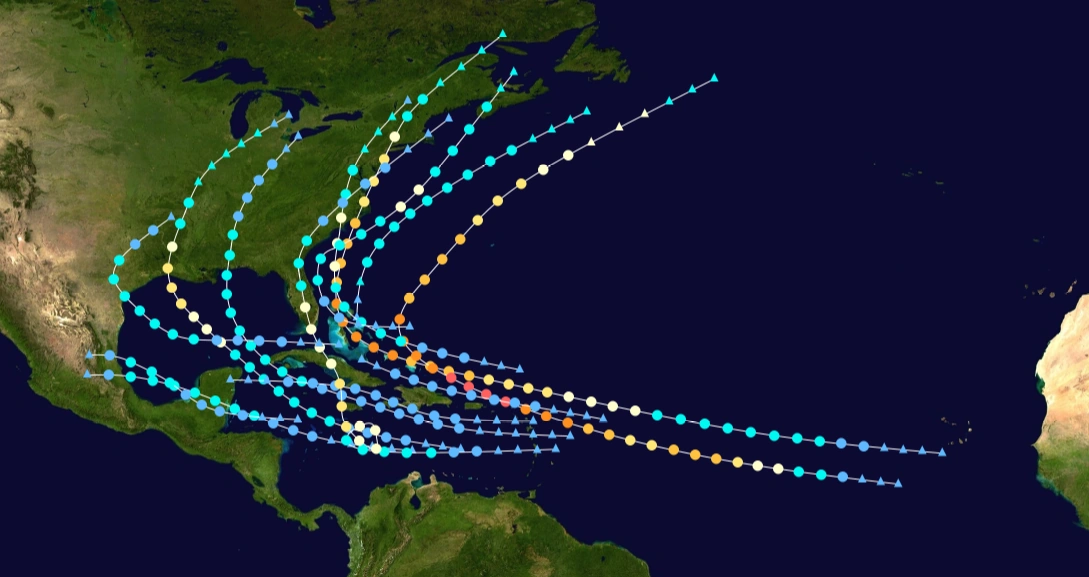 2009 Atlantic hurricane season reimagined (Layten) | Hypothetical