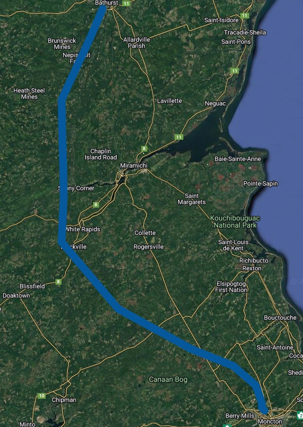 New Brunswick Route 95A Hypothetical Highways Wiki Fandom