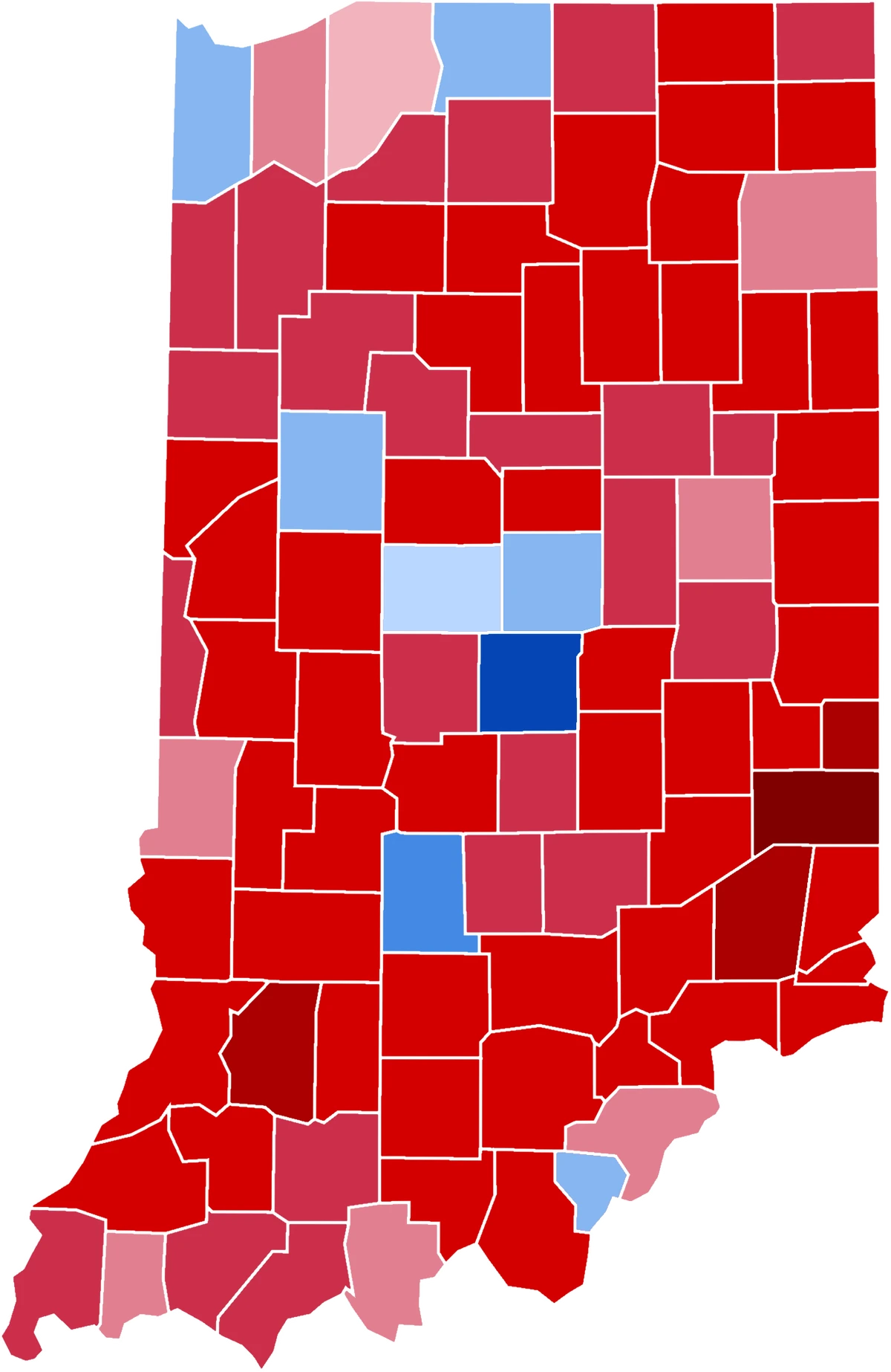 2068 United States presidential election in Indiana (Blackford