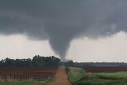 The high end EF2 tornado in outside of Waco