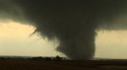 The EF3 tornado before hitting Dakota Junction