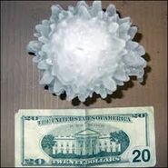 A massive hailstone that fell in New York City