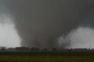 The EF5 tornado at peak strength