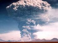 The Volcanic Blast seen from Miles Away.