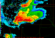 The tornado on radar