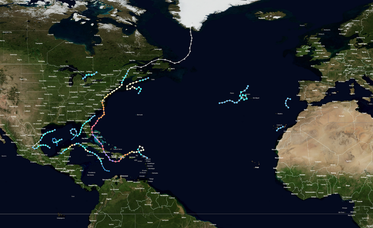 2024 Atlantic Hurricane Season (EarthSOSC) Hypothetical Hurricanes