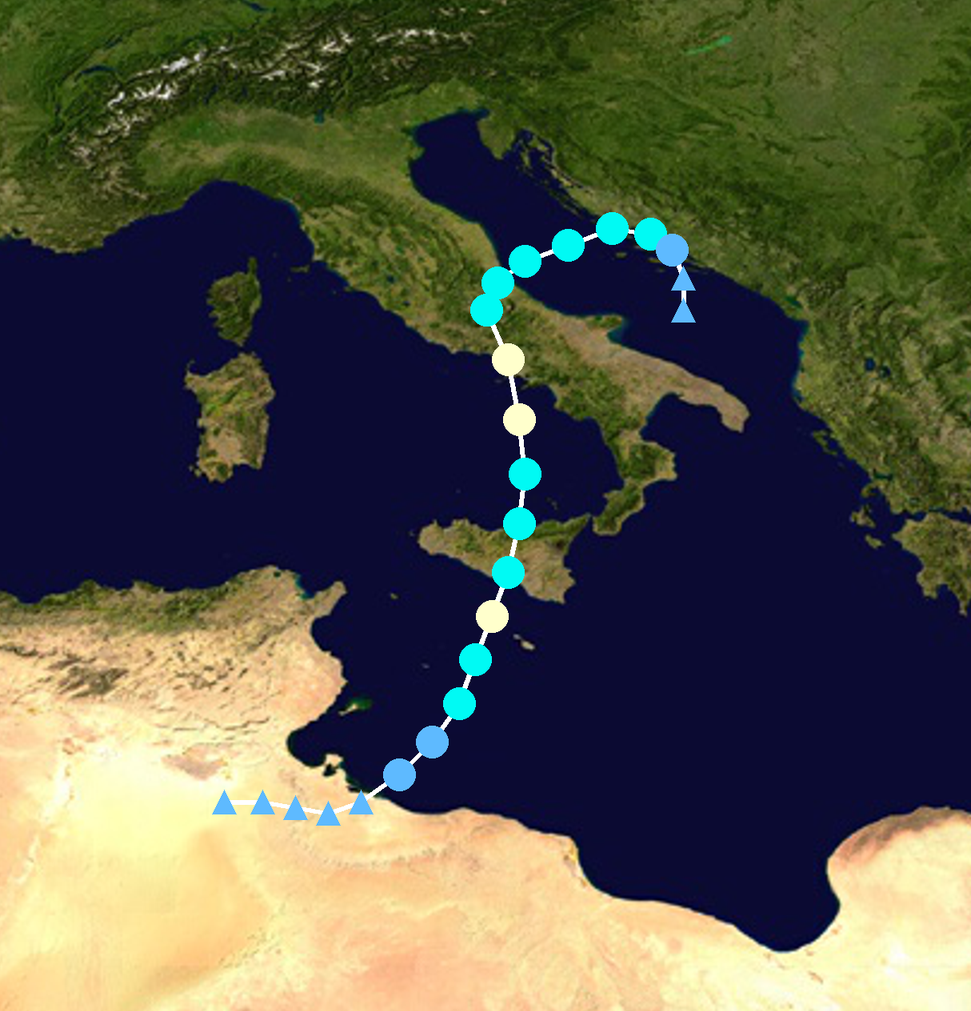 2024 Mediterranean cyclone season (Tesseract) Hypothetical Hurricanes