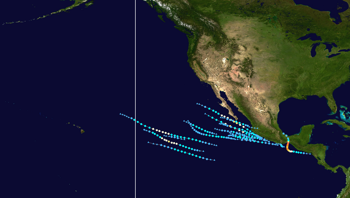 2025 Pacific Hurricane Season (2nd Bluecaner Edition) Hypothetical