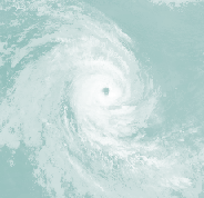 Hurricane Barry at another of its peak intensities, this time as a 100 mile per hour major hurricane, still in the middle of the Damala Ocean, pictured on October 2nd.