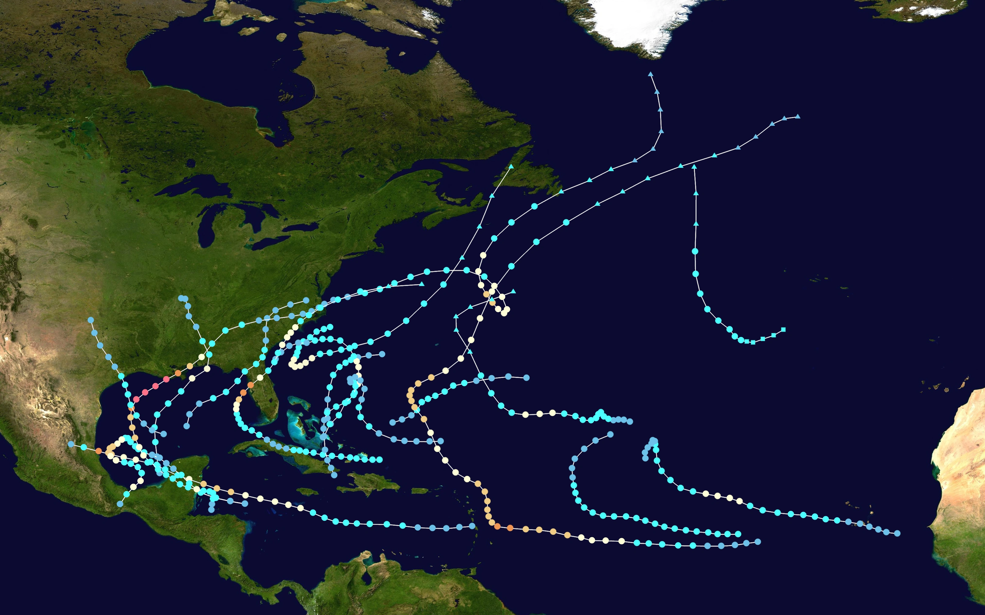 1956 Atlantic hurricane season (Snowe's D-WMHB) | Hypothetical