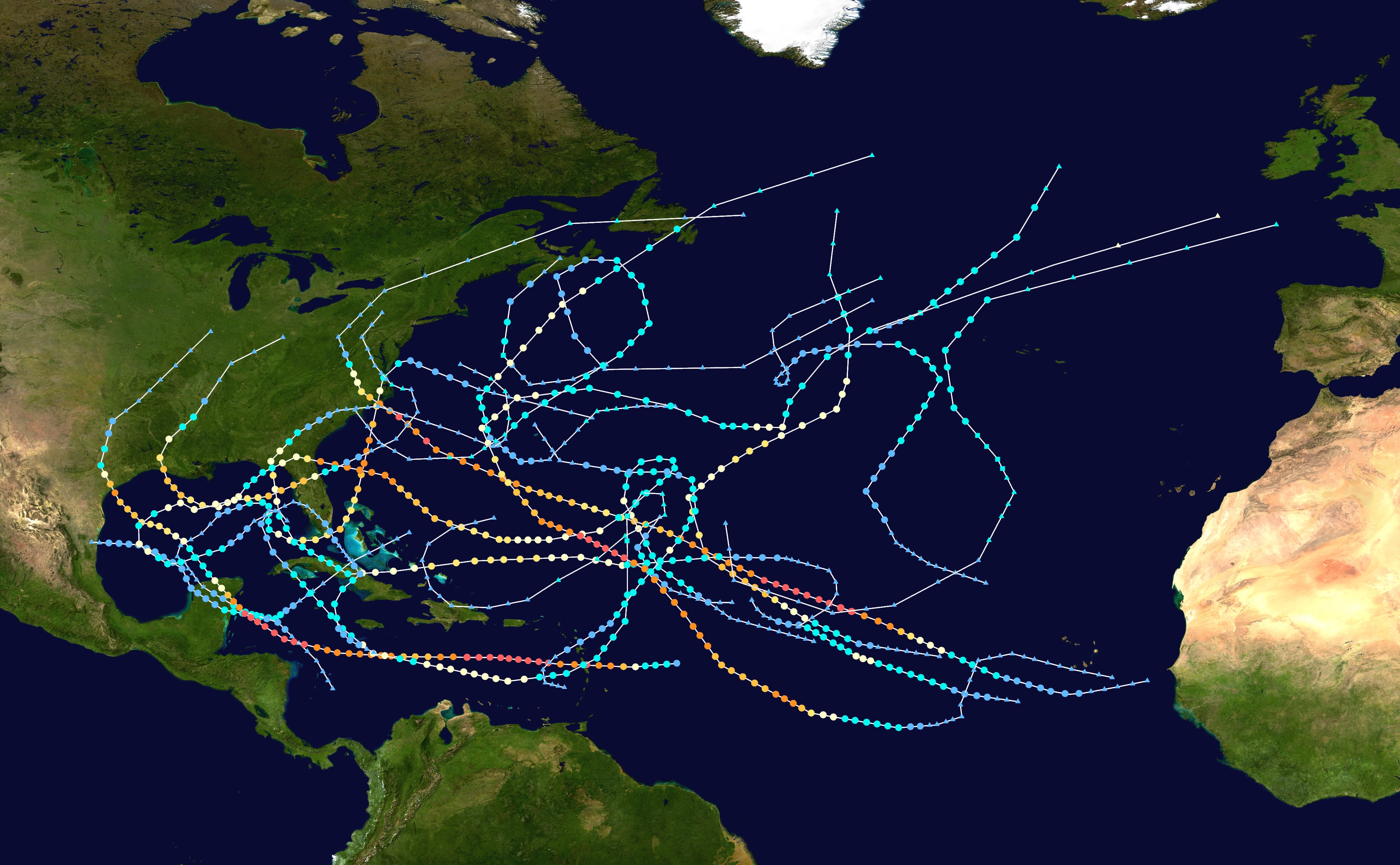 2025 Atlantic hurricane season (Sandy156) | Hypothetical