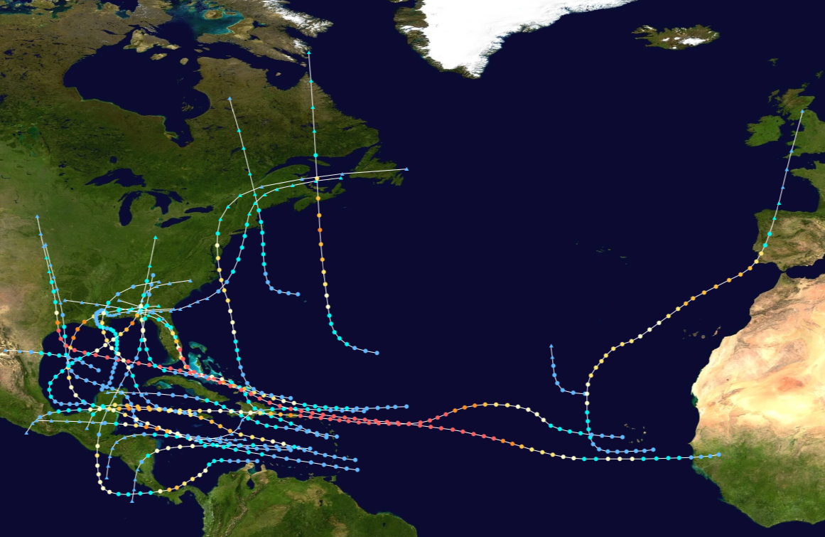 2021 Atlantic Hurricane Season (Brady's Prediction) | Hypothetical ...