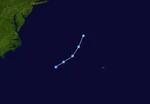 Tropical Depression Nine (2020-CobraStrike) Track
