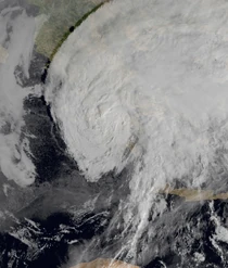 Linardos as it made landfall on the Peloponnese.