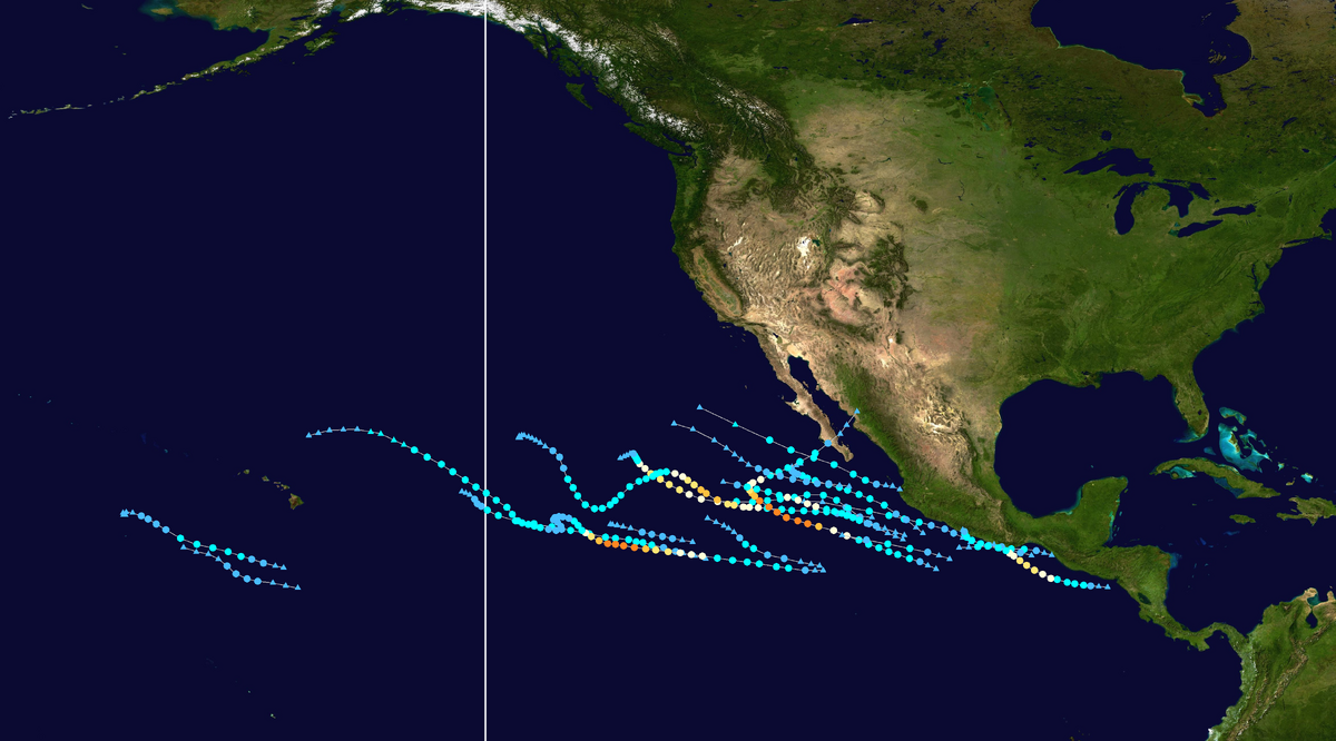 2025 Pacific Hurricane Season (2nd Bluecaner Edition) Hypothetical