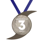 Awarded for being third-place of Season 26 of Hurricane Idol with the name "Dorian". Congratulations!