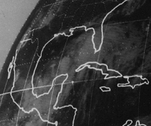 Subtropical Storm One on June 24, 1974 at 0800z