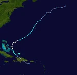 Hurricane Danielle 2016 Track