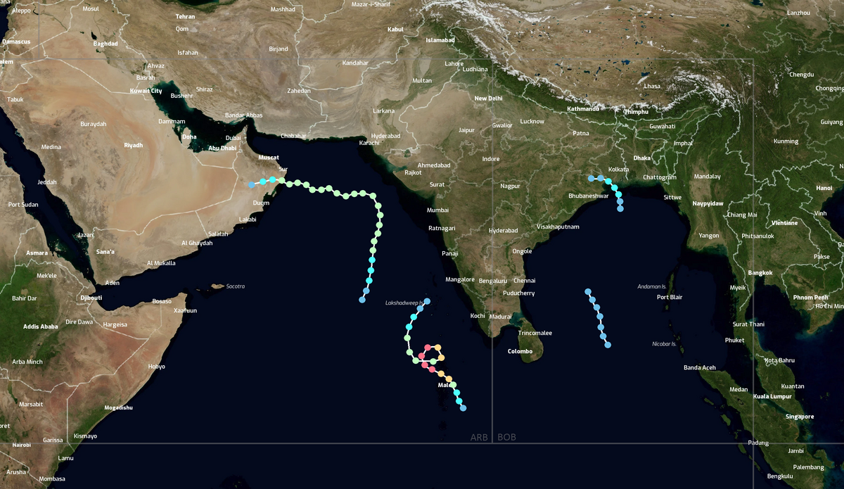 2023 North Indian Ocean Cyclone Season (EarthSOSC) Hypothetical