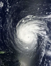 Kyle as a Category 2 hurricane on September 27