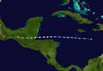 Hurricane Cristobal (2010-CobraStrike) Track