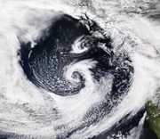 NPHCs 06 (bottom) and 07 (top) together on April 11. NPHC 06 would later become Storm Henry.