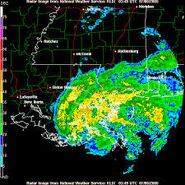 Hurricane Cindy (2005) - Louisiana Radar - New