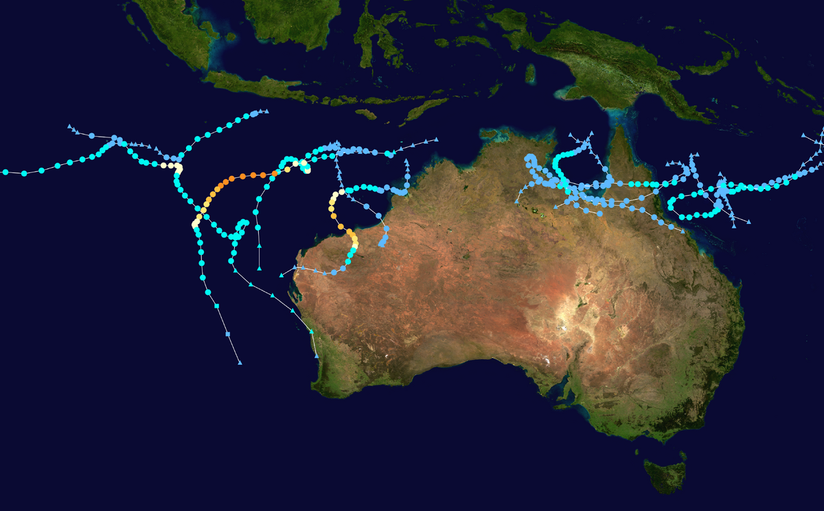 202425 Australian region cyclone season (CycloneMC) Hypothetical Hurricanes Wiki Fandom