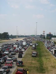 Ongoing evacuation, heading into New York City