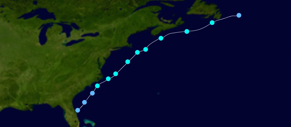 1954 Atlantic hurricane season (SDTWFC analysis) Hypothetical