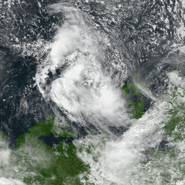 Barthelemy after suffering from significant structural degradation late on July 25th, showing a collapse of convection and structure, and weakening from 45 mph to 40 mph over the last 24 hours.