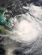 Hanna 2008-09-01 over Bahamas