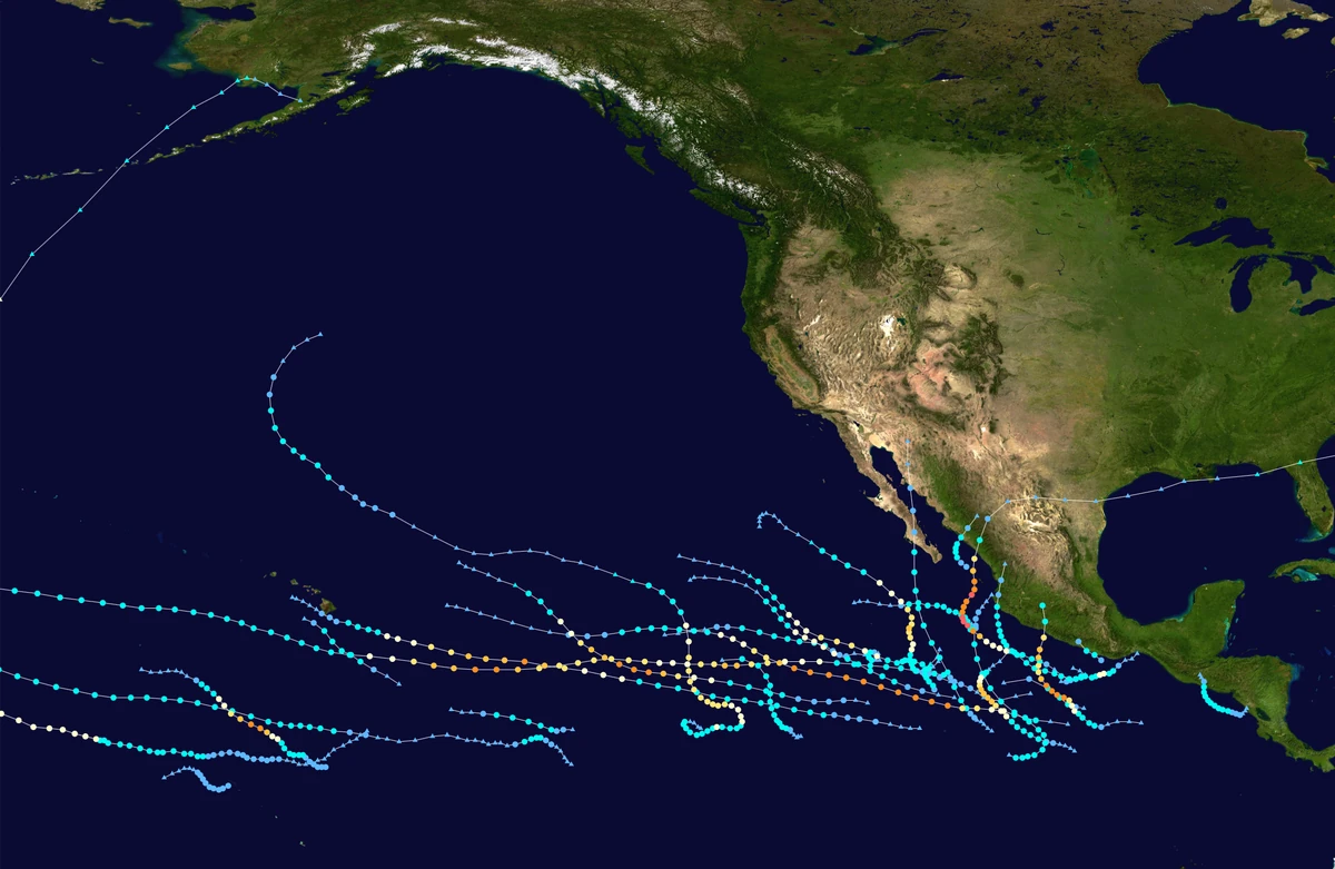 2025 Pacific Hurricane Season HurriCade Hypothetical Hurricanes 1200