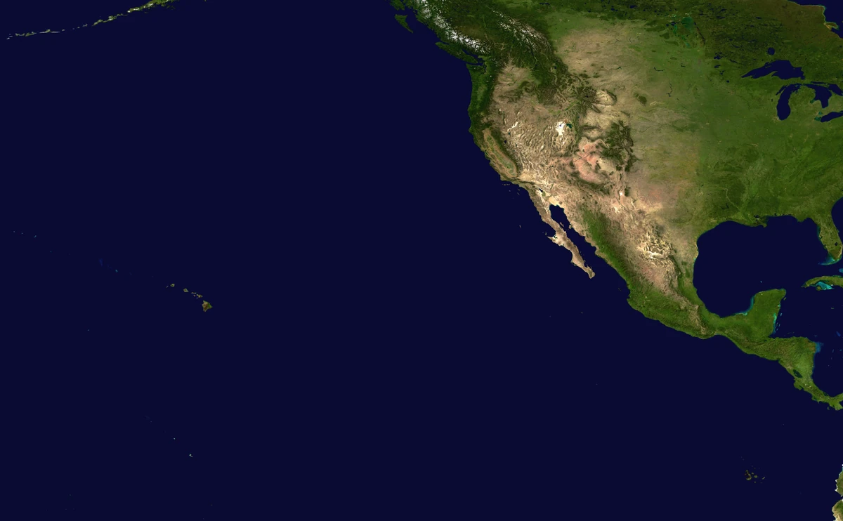 Pacific hurricane tracking map