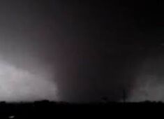 The Pilger, Nebraska mid-range EF4 near peak strength.