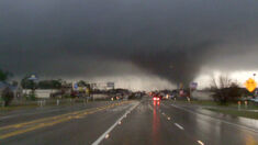 The Great Falls, Montana EF4 near peak strength.