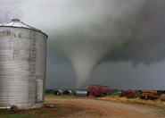 The high end EF2 tornado in outside of Waco