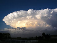 A photo of the supercell that would produce the Hackleburg EF5.