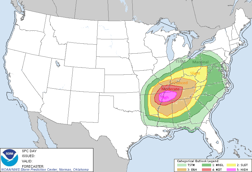 March 18th20th 2025 Outbreak (grumpydixie) Hypothetical Tornadoes