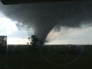 The F4 tornado in Brazil that killed 16 on February 21.