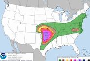 The convective outlook for April 27, 2028.