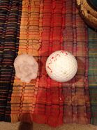 Size of hail from the storm that produced the Clermont EF3 compared to a golf ball.